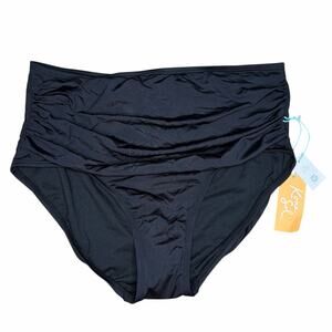 NWT Kona Sol High Coverage High Waist Bikini Bottom Size L